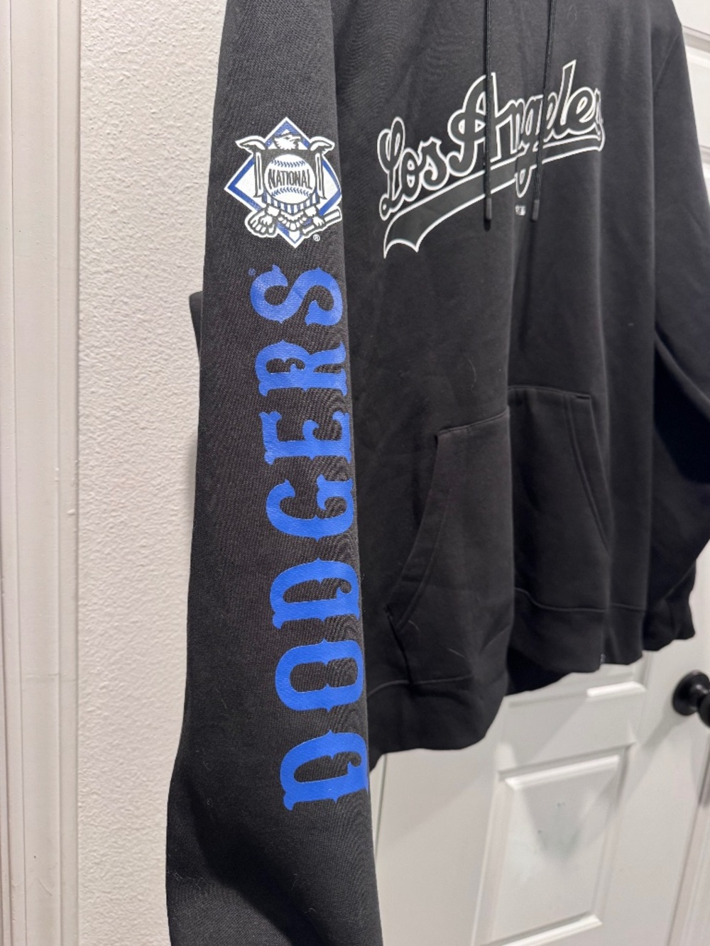 Los Ángeles Dodgers black fanátics hoodie size large